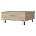 ZUN Myers Coffee Table, Four Legs, One Drawer B128P148756