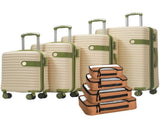 4 Piece Luggage Set Suitcase Set, ABS Hard Shell Lightweight Expandable Travel Luggage with 4 76669122
