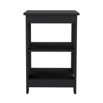 ZUN Taylor End Table, Side Table, Nightstand, 3-Tier Storage Shelf, Sofa Table for Small Space B200P188839