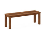 Tioman Malaysian Dark Red Meranti Wood Water-Resistant Outdoor Benches Brown 11918455