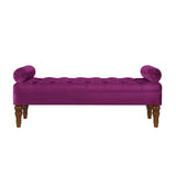 Velvet Long bed for Bedroom,Upholstered Window with Tufted Button,Entryway,Bolster W2186P253252