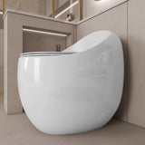 1-Piece 1.28 GPF Single Flush Egg Shape Toilet in Glossy White W2973P248391