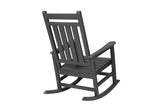 Outdoor Rocking Chair Set for Adults, All Weather Resistant Porch Rocker for Lawn Garden, Black W2103P278567