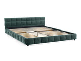 Queen Size Upholstered Bed ,comfortable upholstered bed frame, Chenille fabric, with headboard and W487P235285