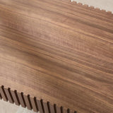 43.70 Inch Modern Handcraft Drum Coffee Oval Coffee for Living Room,Small Wooden Coffee W2582P250586