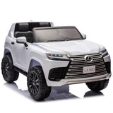 ZUN Licensed LEXUS LX600 24V Two-seater XXL Kids Ride On Car W/Parents Control,Seat width 20 W1396P190407