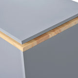 K&K Rolling Kitchen Island With Extended Table, Kitchen Island on Wheels with LED Lights,Power WF316018AAG