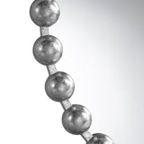 Beaded Round Wall Mirror 27"D B03599368