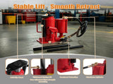 Air Hydraulic Bottle Jack 12 Ton 26455 LBS 10.2-20.1in Lift Range Heavy Duty Pneumatic Manual Pump W2680P497446