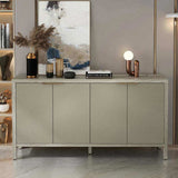 Sideboard Buffet, 59" Storage with Storage,Modern Wood Buffet,Storage W757P203146