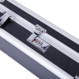 135*35*12cm Aluminum New Framed Locking Gun Pistol HandGun Lock Box Hard Storage Carry Case Black 55542450