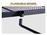 Swivel Campfire Skillet Combo, Portable Heavy Duty Camping Grate with Height Adjustable 03395667