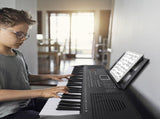 GEP-203 61 Key Keyboard with Piano Stand, Piano Bench, Built In Speakers, 48807478