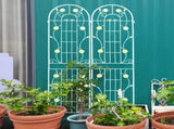 4 Pack Metal Garden Trellis 86.7" x 19.7" Rustproof Trellis for Climbing Plants Outdoor Flower W1586135968