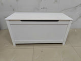 Kids Wooden Toy Box Storage with Safety Hinged Lid for Ages 2 43537735