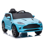 ZUN 12V Dual-drive remote control electric Kid Ride On Car,Battery Powered Kids Ride-on Car Blue, 4 W1811110554