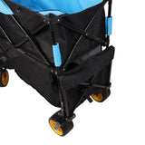 Big large capacity Folding cart Extra Long Extender Wagon Folding Wagon Garden Shopping Beach W227P200955