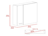 4-Shelf Bathroom Medicine Cabinet with Mirror B06280226