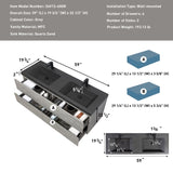 60" Floating Bathroom Vanity with Sink, Modern Wall-Mounted Bathroom Storage Vanity Cabinet with W1573P155849