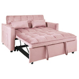 Convertible Sofa Bed,3-in-1 Pull Out Couch Bed with Reclining Backrest and Pillows,Sofa Bed Chair W2941P290201