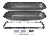 3-11/16" Tall Finned Valve Covers Black for Chevy BBC 396 402 454 502 1965-1995 39272975
