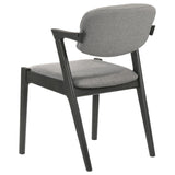 ZUN Brown Grey and Black Dining Chair B062P153895