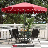 10 Feet Patio Umbrella with Crank Tilt Adjustment - Wine 98988045