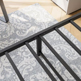 Queen Size Platform Bed Frame with Wooden Headboard, Under Bed Storage, Non-Slip, Noise Free, Easy W840P164959