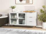 33.5-Inch Versatile Multi-Functional Storage Cabinet, Ideal for Kitchen/Dining Room/Living Room 83662750
