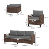 Pieces Patio Furniture Set 20918487