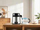 1.1 Gal 750W Countertop Water Distiller, 0.3 Gal/H with Temp Display & 0-99H Timer, Includes Glass 37222569