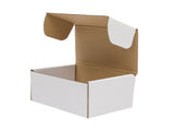 50 Corrugated Paper Boxes 6x4x3" White Outside and Yellow Inside 67683696