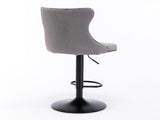 Swivel Velvetstools Adjusatble Seat Height from 25-33 Inch,17.7 inch base, Modern Upholstered W1143P324533