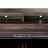 93 inch Electric Fireplace TV Stand for TVs up to 100 inches, Minimal Assembly, Barnwood Finish GL-B108P160227