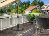 Heavy Duty Market Umbrella Base for Garden Patio Backyard, Black 68385378