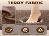 Modern Floor Sofa with 2 Pillows,Convertible Teddy Fabric Foam-Filled Sleeper Sofa Bed,15" Full Size 24303172