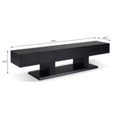 Black 3-Drawer TV Stand B062P189128