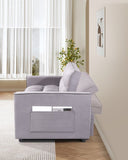 Pull Out Couch Bed-3 in 1 Convertible Sofa Upgraded wear-resistant suede fabric Sleeper Chair W1910P268805