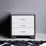 Eloy White & Black Finish Accent Table B2726P287564