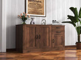 Modern Wood Buffet Sideboard with 2 doors&1 Storage and 2drawers -Entryway Serving Storage Cabinet W331P242454