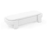 Linen Fabric Upholstered Bench with Large Storage Space for the Living Room, Entryway and W48790039