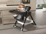 Adjustable Baby High Chair 0-6 Years Portable Infant Feeding Seat with Safety Belt, Silent W2699P299043