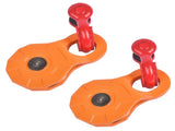 2Pcs Pack Snatch Block Towing Pulley w/ Shackle Heavy Duty Offroad Recovery Winch 10550946