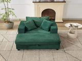 Chaise Lounge Chair with Removable Ottoman Accent Sofa Bed Upholstered Sleeper Couch Bed with W1170P353045