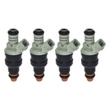 ZUN 4Pcs Fuel Injectors for Ford 4.9L 1.9L 3.8L 2.9L 3.0 4HOLE NOZZLE 0280150941 20022924