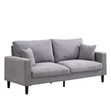 74" High Resilience three seater Sofa,Wooden Frame 3 Seat Sofa,Comfy,Modern Upholstered Sofa,Living W2297P264474