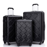 Luggage Set with Spinner Wheels ABS Lightweight Durable Hard Suitcase,8-Piece Set W284P341385