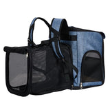 Pet Carrier, Expandable Cat Dog Carrier with Back Extension, Breathable Mesh Travel 34030191