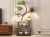 Plant Stand Indoor with Grow Lights - 62" Tall Plant Shelf, Lighted Corner Plant Stands for Indoor 63178414