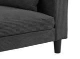 57 " High Resilience Loveseat Sofa, Wooden Frame 2 Seat Sofa, Comfy , Small Space Saving Modern W311P221210